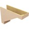 Ekena Millwork 10"W x 30"D x 20"H Classic Burlington Rough Cedar Woodgrain TimberThane Corbel, Primed Tan CORUR10X30X20BURRCPR - alternate 4
